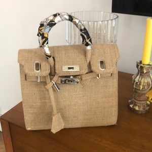 Straw Bag Never Used